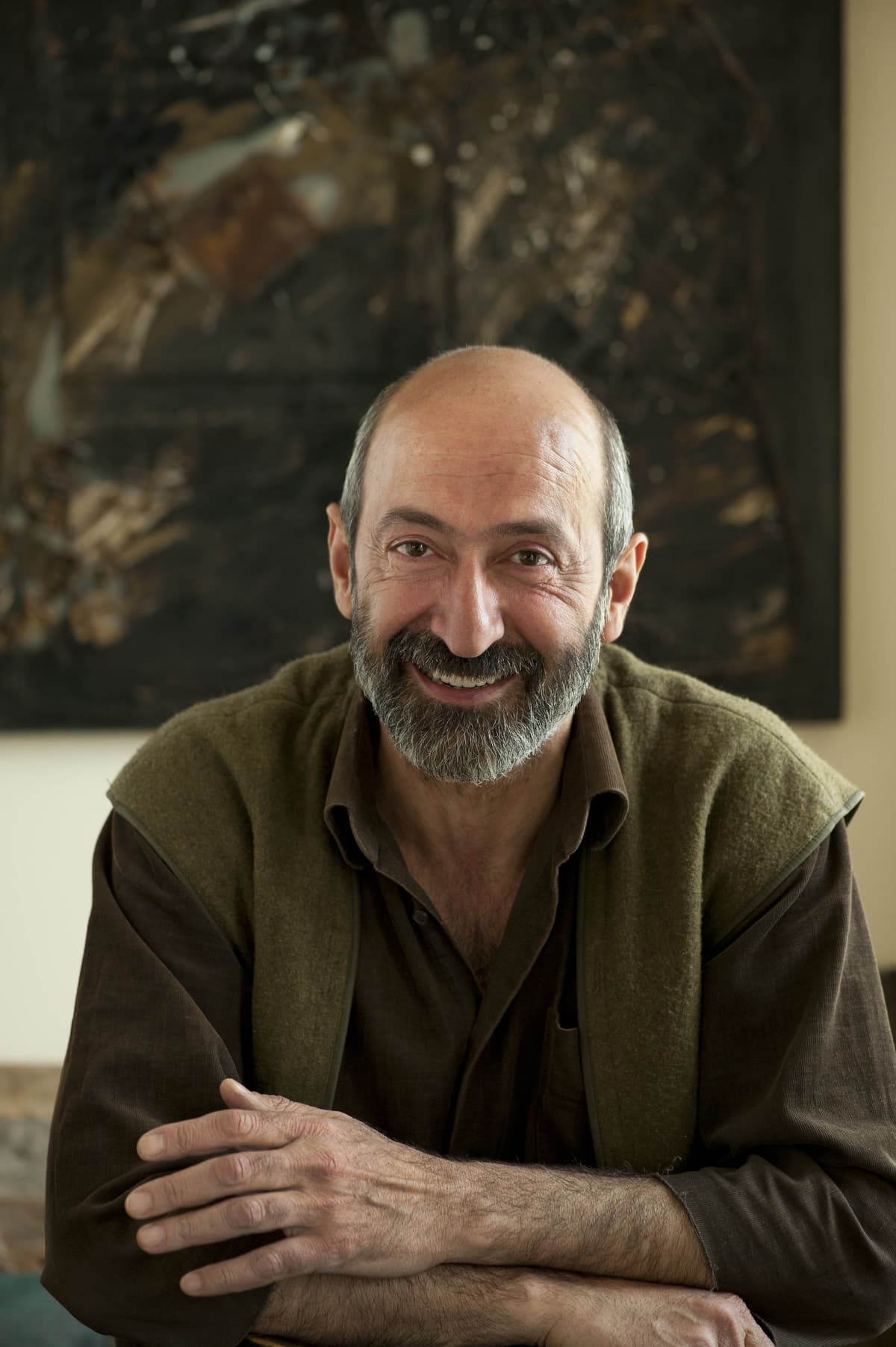 Portrait of Mushegh Mkhitaryan, Armenian painter