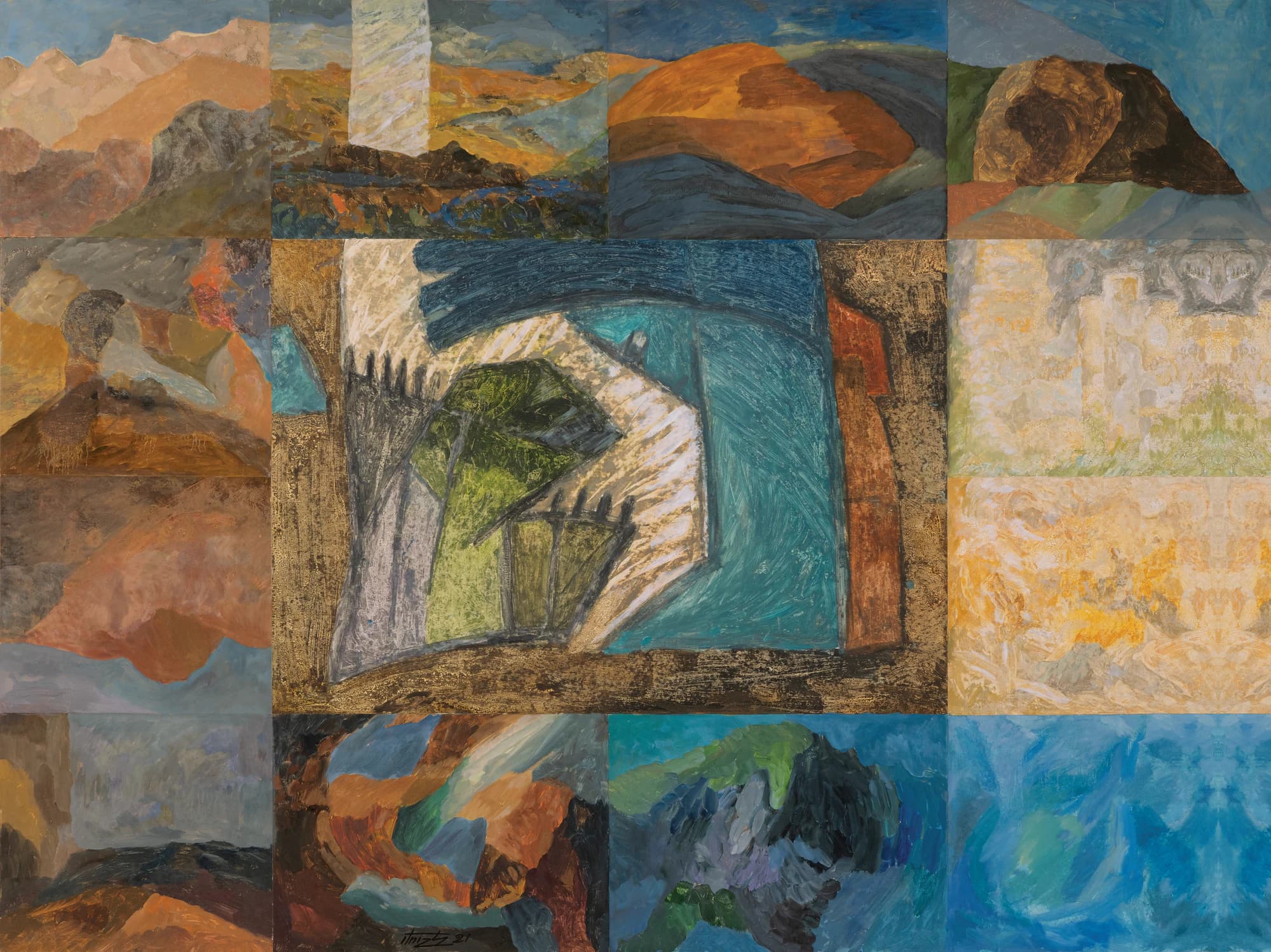 Painting by Mushegh Mkhitaryan, Armenian contemporary artist