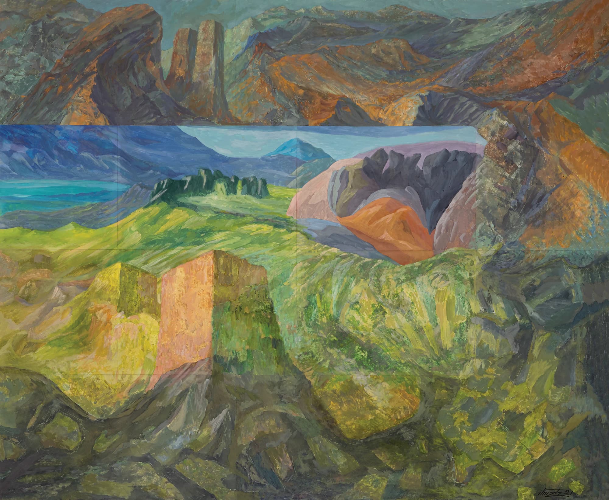 Painting by Mushegh Mkhitaryan, Armenian contemporary artist