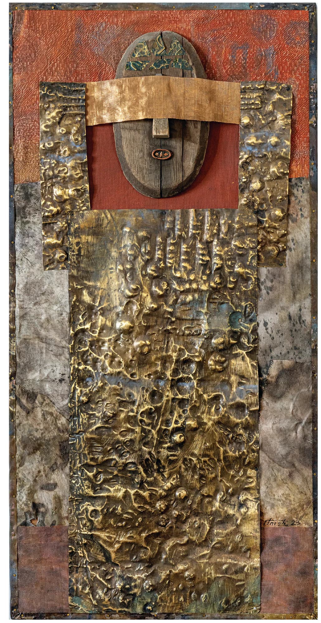 King with a Golden Mask