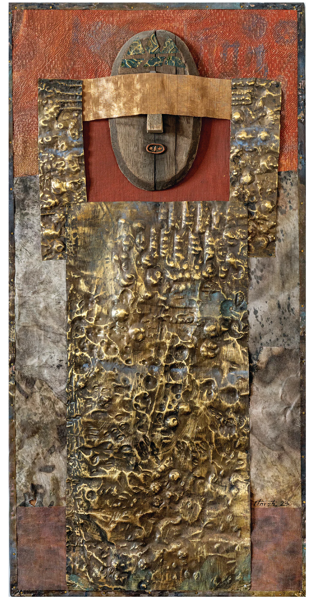 King with a Golden Mask